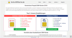 Desktop Screenshot of gratis-sim-karten.de